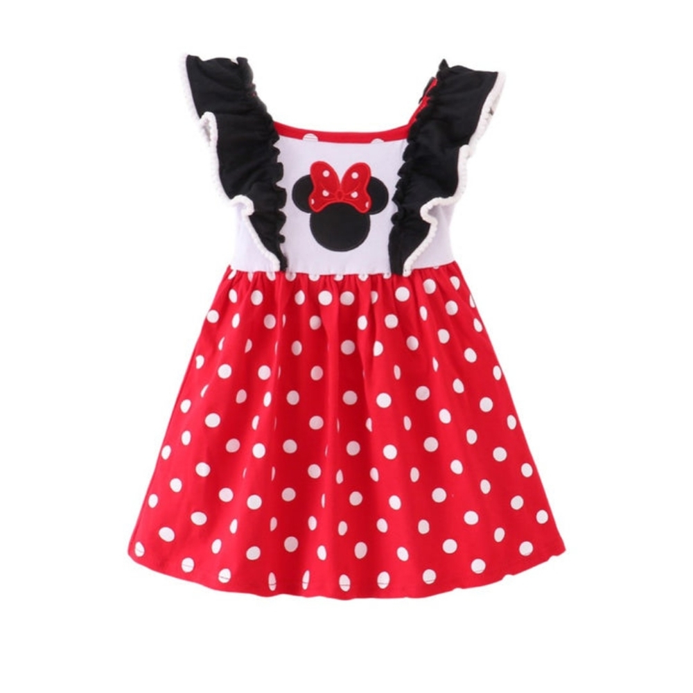 Red Polka Dots Minnie Mouse Dress